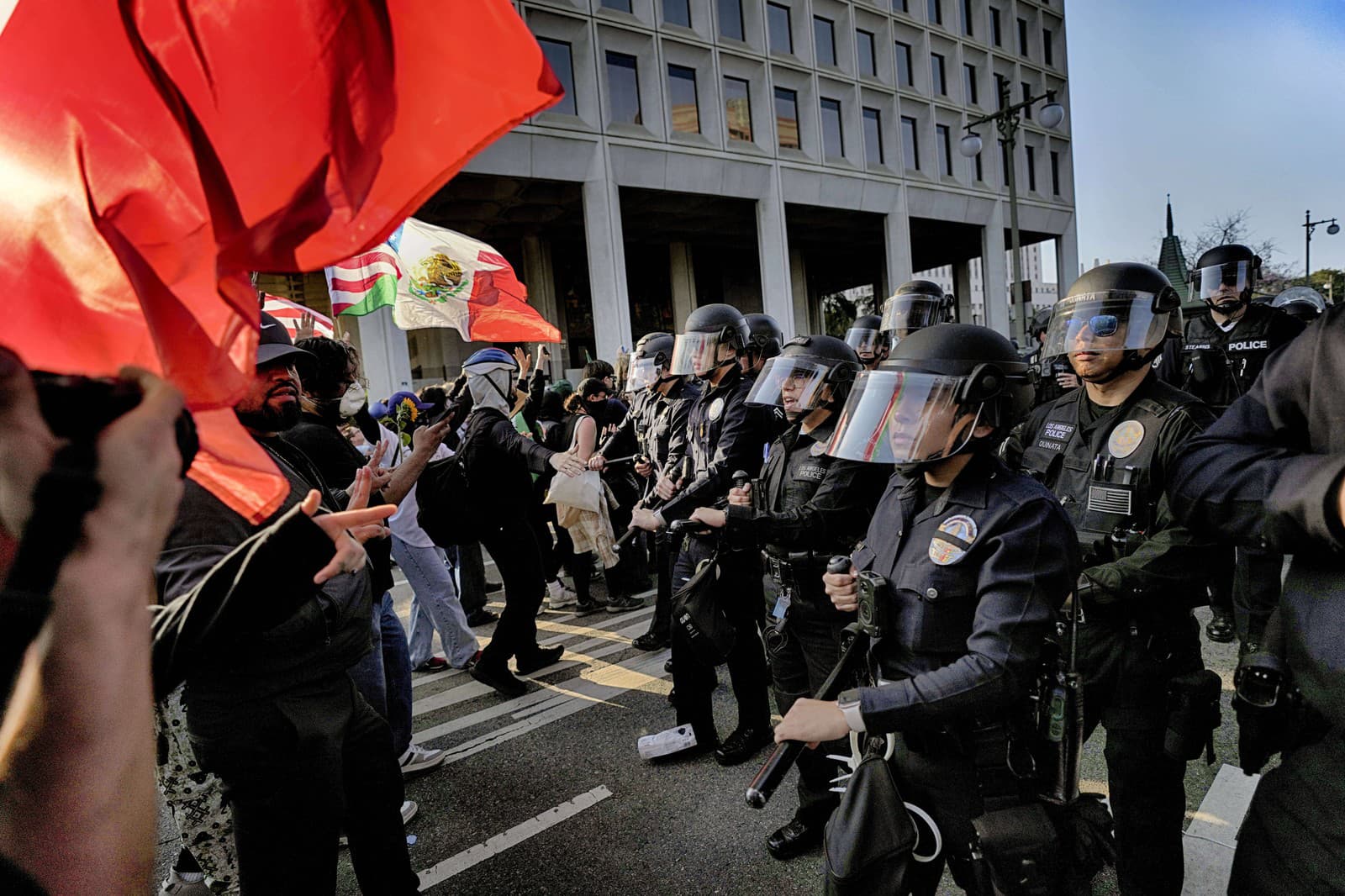 Protesty v Los Angeles