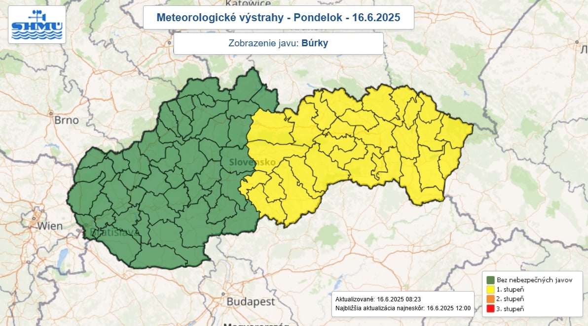 AKTUÁLNE Na Slovensku vyčíňajú