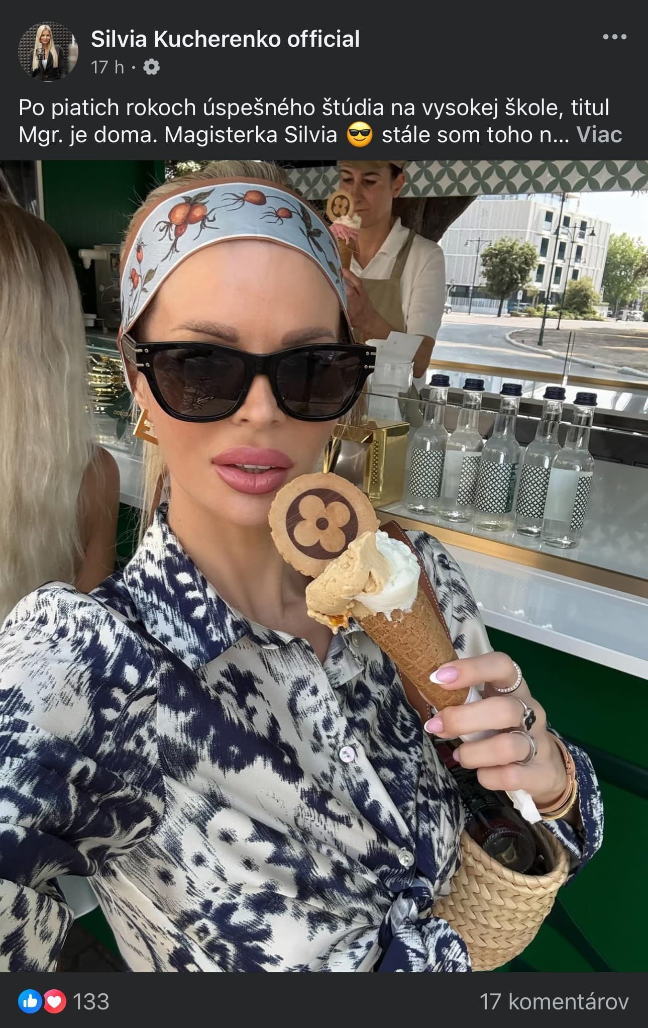 Silvia Kucherenko sa môže pochváliť titulom Mgr.
