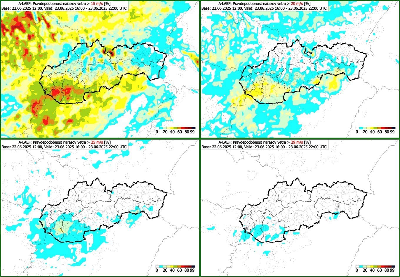 AKTUÁLNE Slovensko ochromili intenzívne