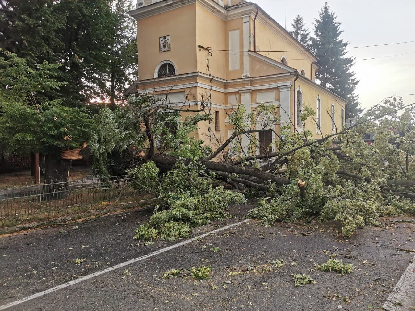 Búrková SKAZA: VIDEO Polámané