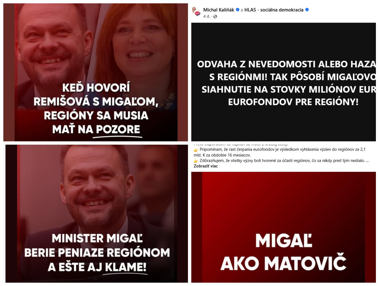 Konflikt Migaľ vs. Kaliňák: