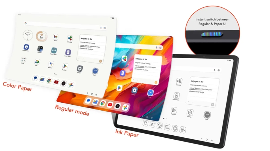 Tablet TCL NXTPAPER 14 s 3 režimami 