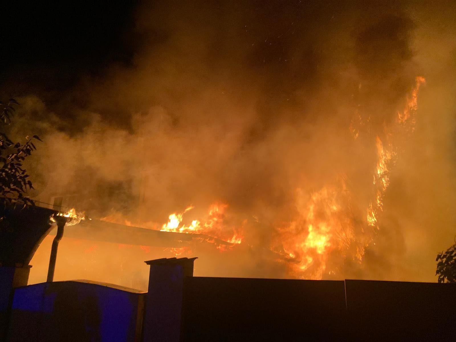 Požiar rodinného domu v