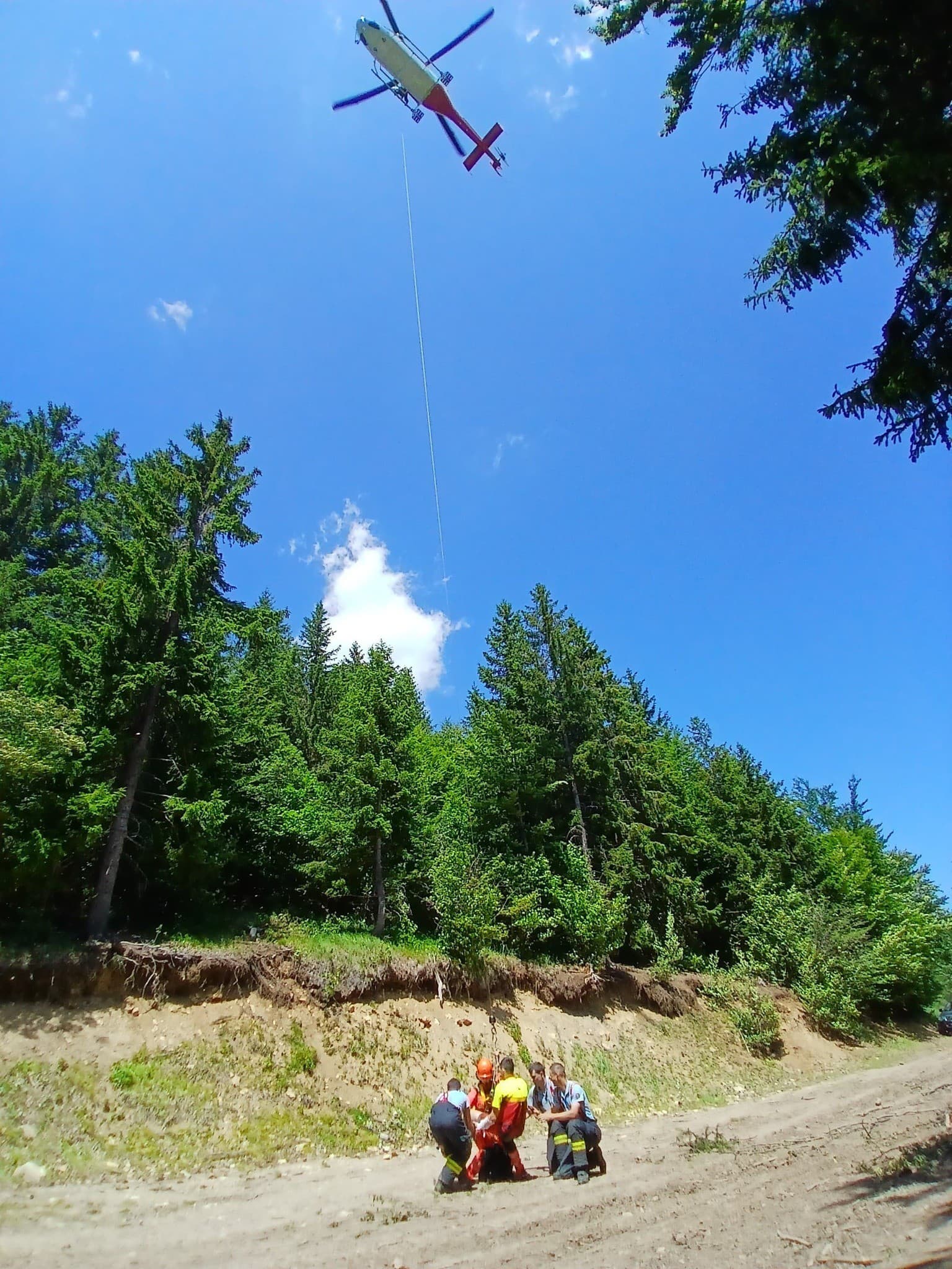 Hasiči pomáhali zranenému pilčíkovi
