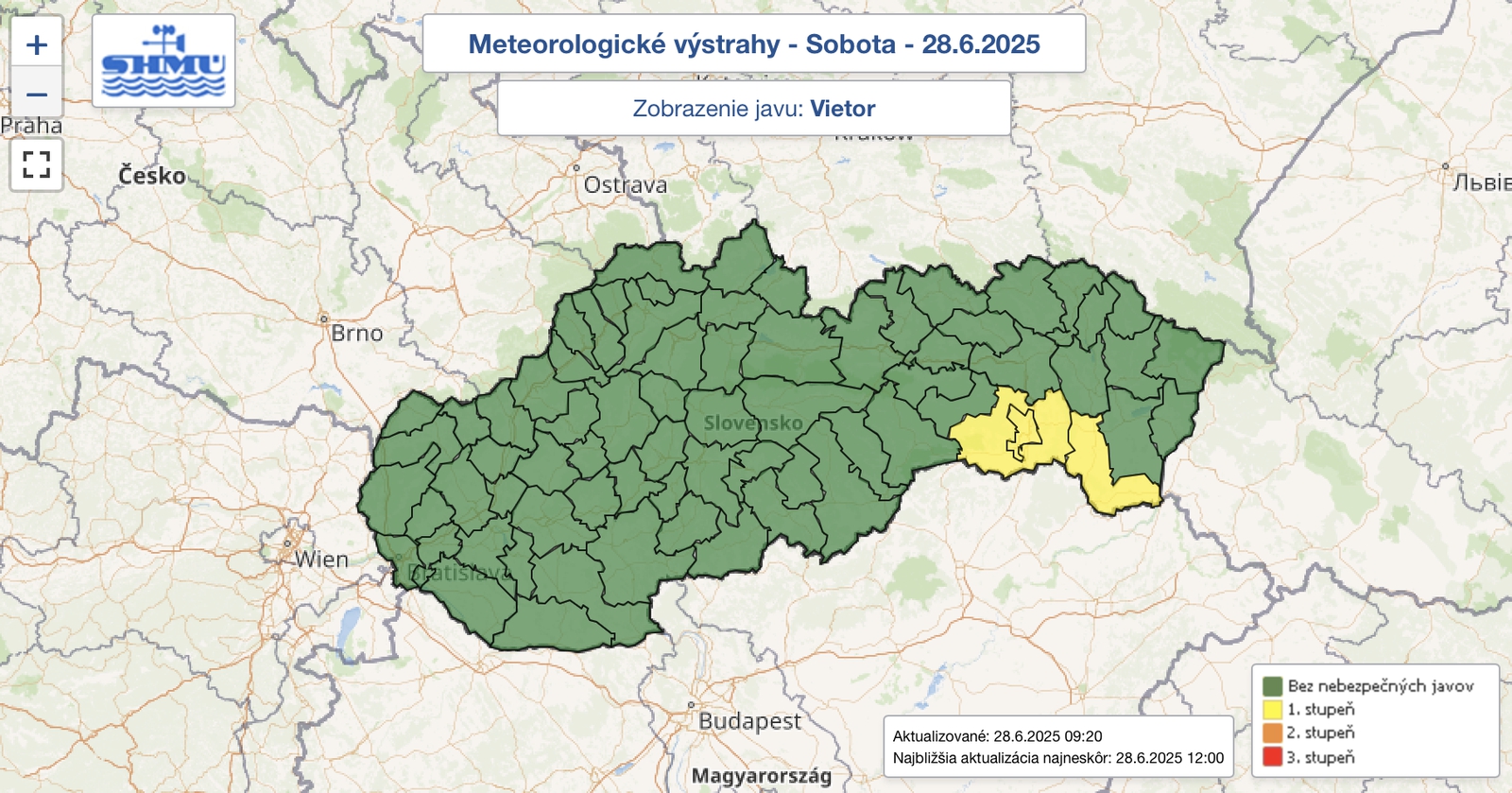 Meteorológovia vydali výstrahu: V