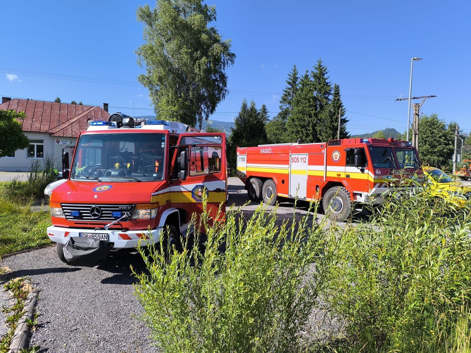 Osobné auto sa zrazilo