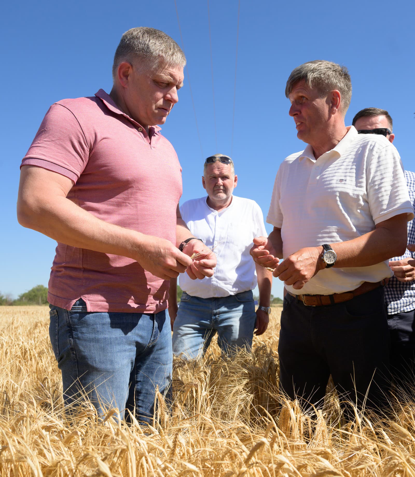 Žatevný výjazd predsedu vlády SR Roberta Fica a ministra pôdohospodárstva a rozvoja vidieka SR Richarda Takáča.