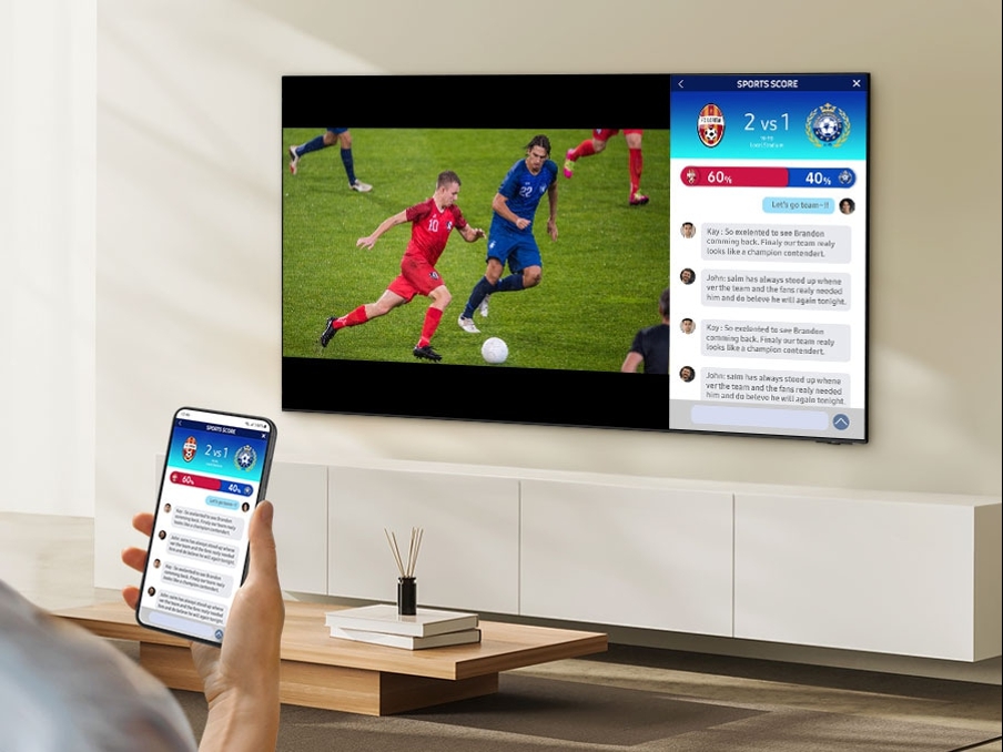 Smart televízor Samsung je pripravený plne sa začleniť do vašej inteligentnej domácnosti.