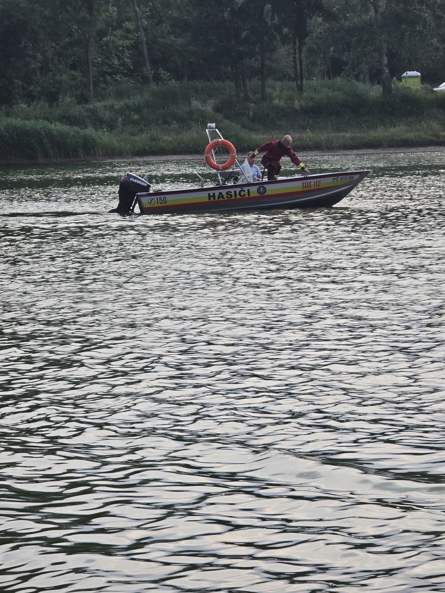 NEŠŤASTIE na štrkovisku v