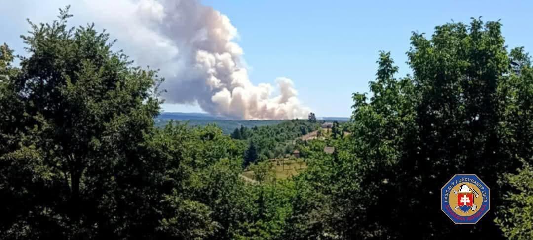 Pri požiari poľa s