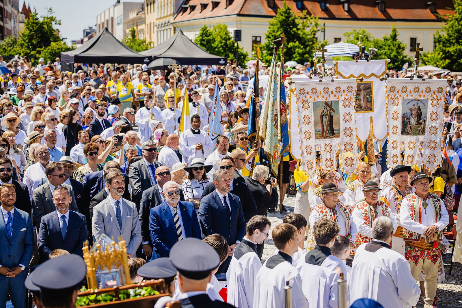 Slávnostná svätá omša pri príležitosti Národnej púte k sv. Cyrilovi a Metodovi v rámci podujatia Nitra Milá Nitra
