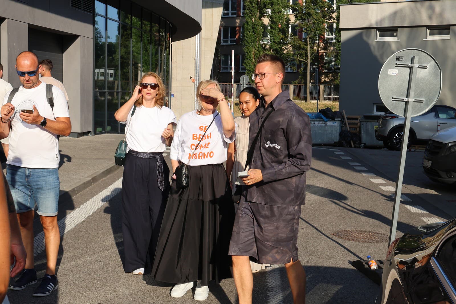 Rozlúčka s kariérou Mareka Hamšíka, Jakub Kroner s mamou Adrianou, manželkou a synom