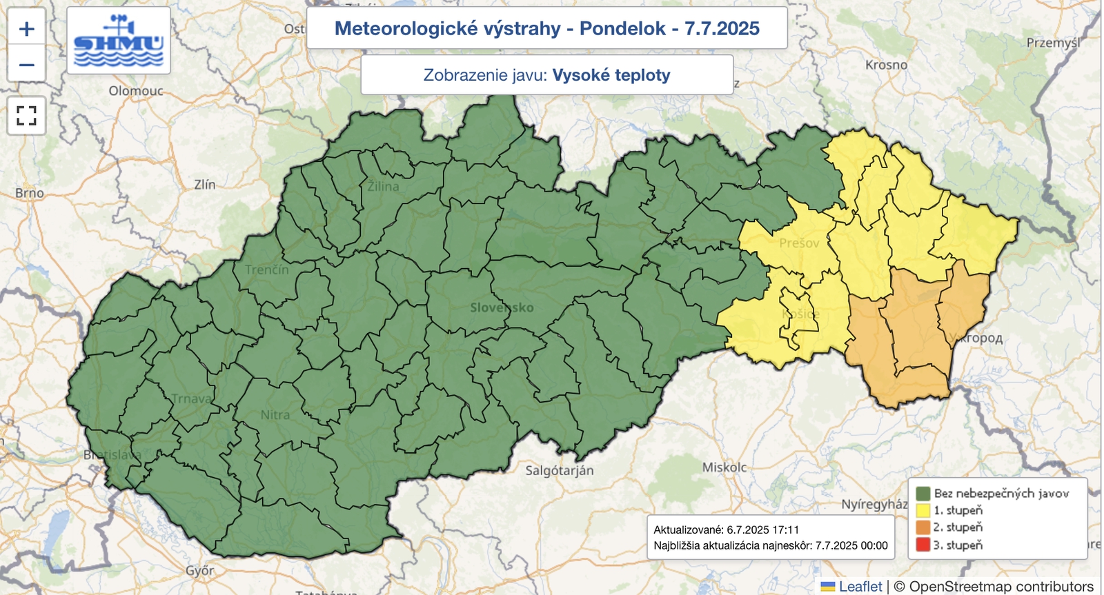 Po horúčavách hrozia búrky,
