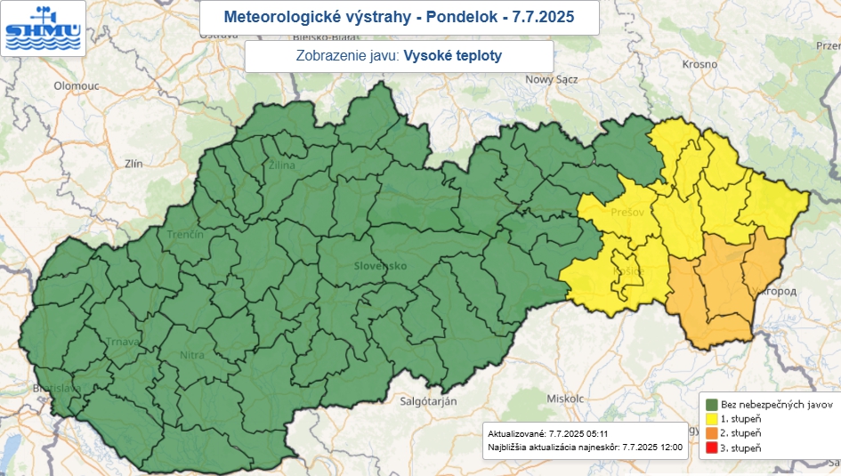 Meteorológovia varujú pred búrkami