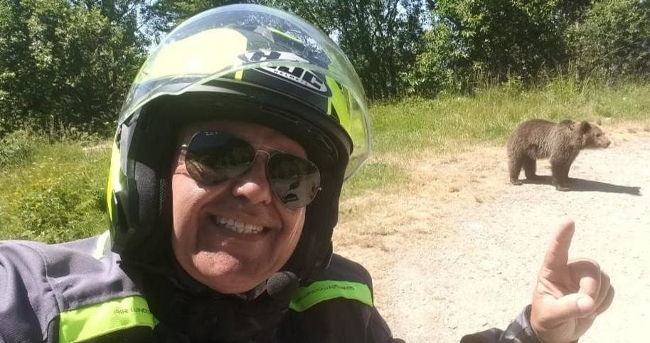 Posledná Omarova selfie s medveďom