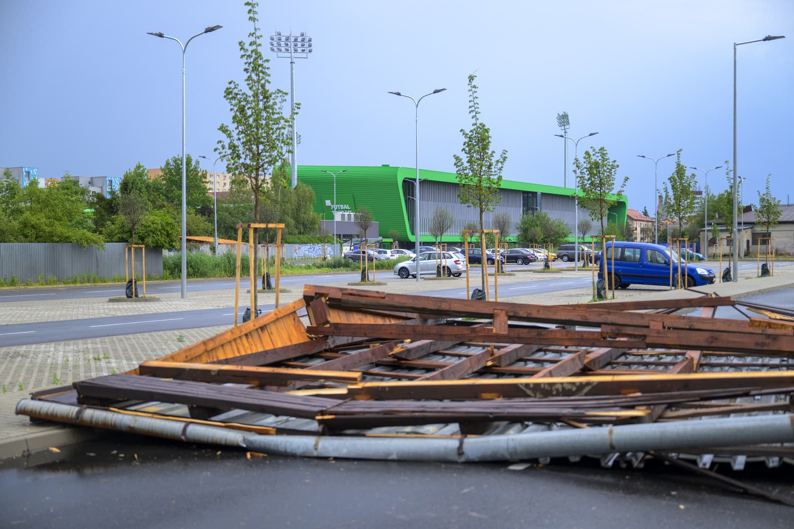 Mesto Prešov vyhlásilo po búrke mimoriadnu situáciu.