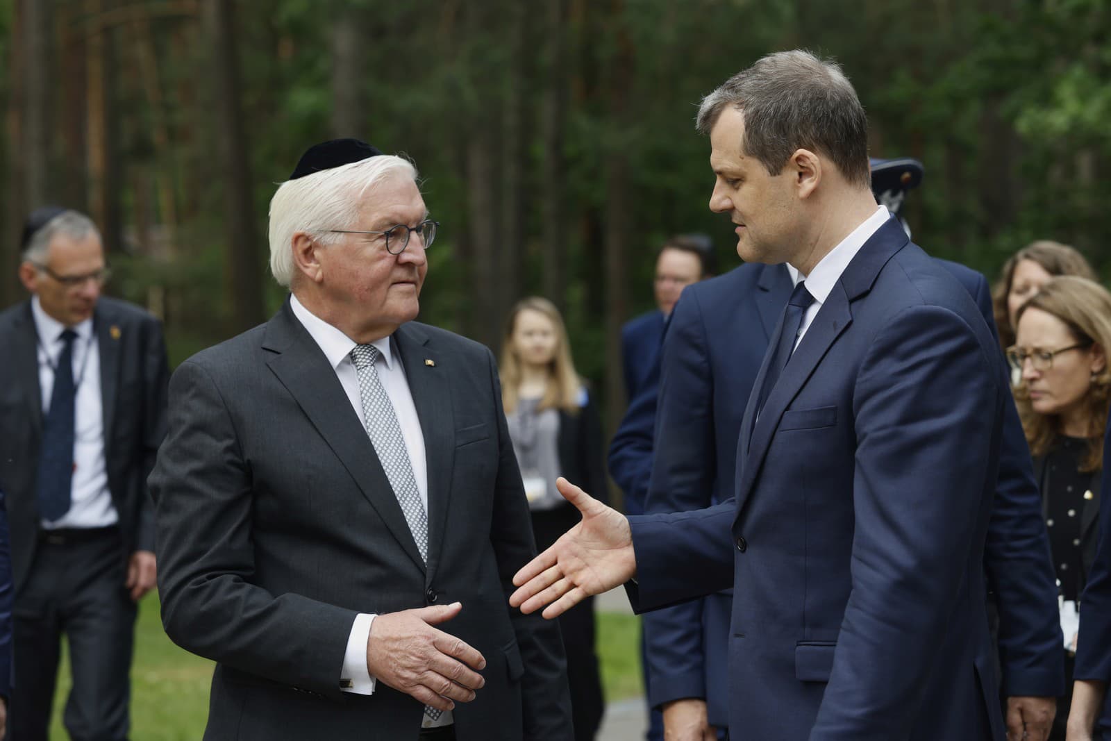 Frank-Walter Steinmeier a Gintautas Paluckas