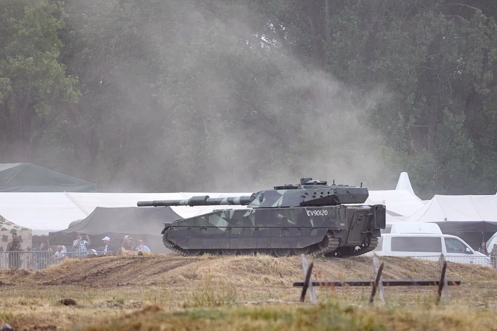 Dynamická ukážka CV90120 na Tankových dňoch Laugarício 2025
