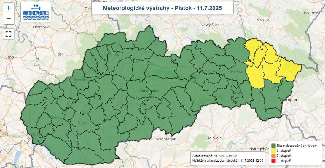 Pozor na znížená dohľadnosť!