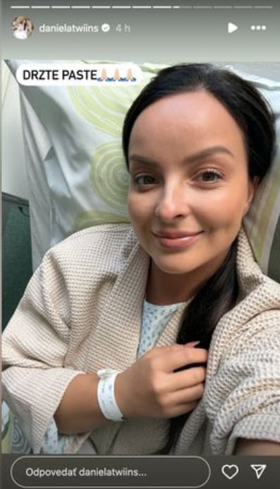 Daniela Nízlová skončila v nemocnici