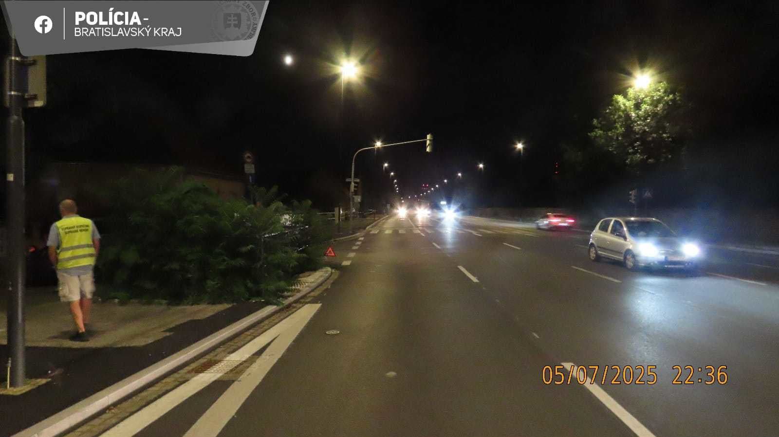 Zrážka auta a motocykla