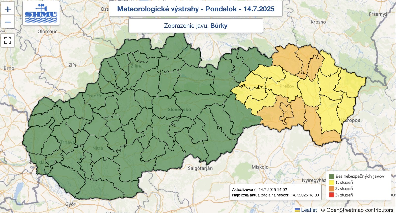 V TEJTO časti Slovenska