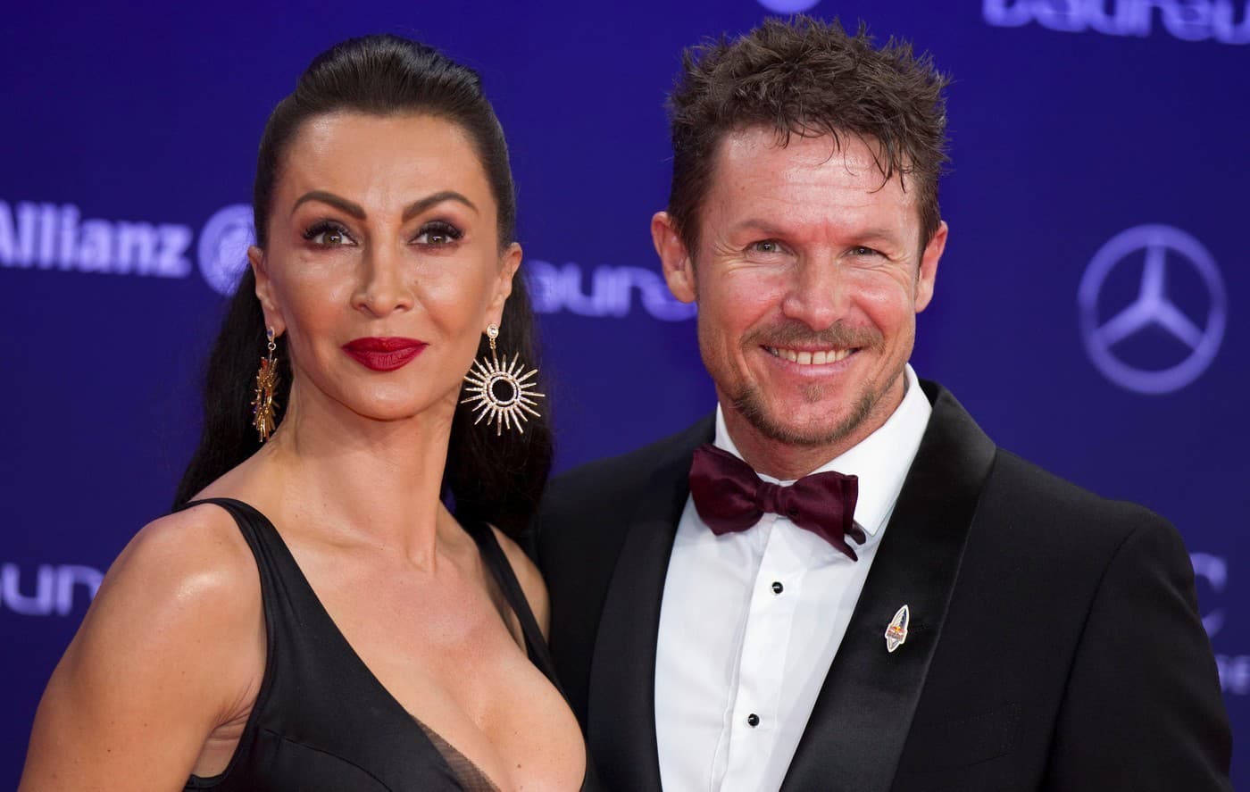 Mihaela Radulescu a Felix Baumgartner na archívnej fotografii