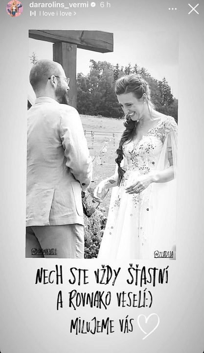 Dara Rolins na svadbe synovca.