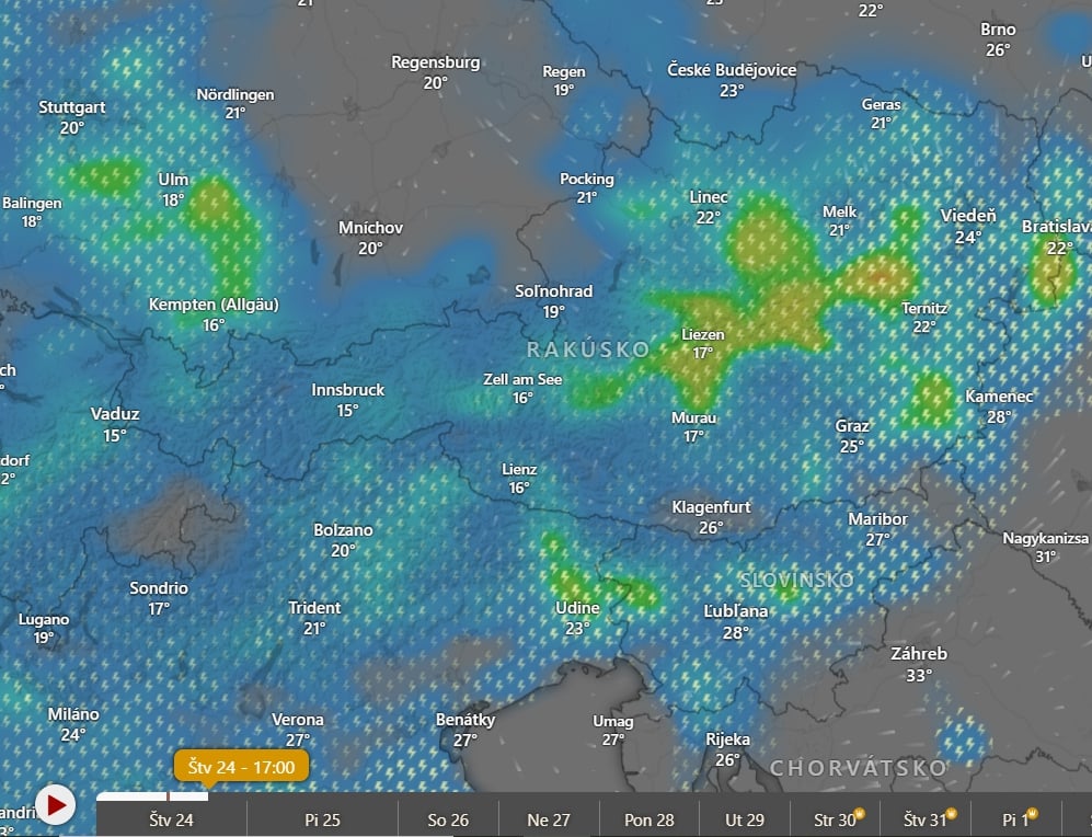 AKTUÁLNE NA Slovensku udreli