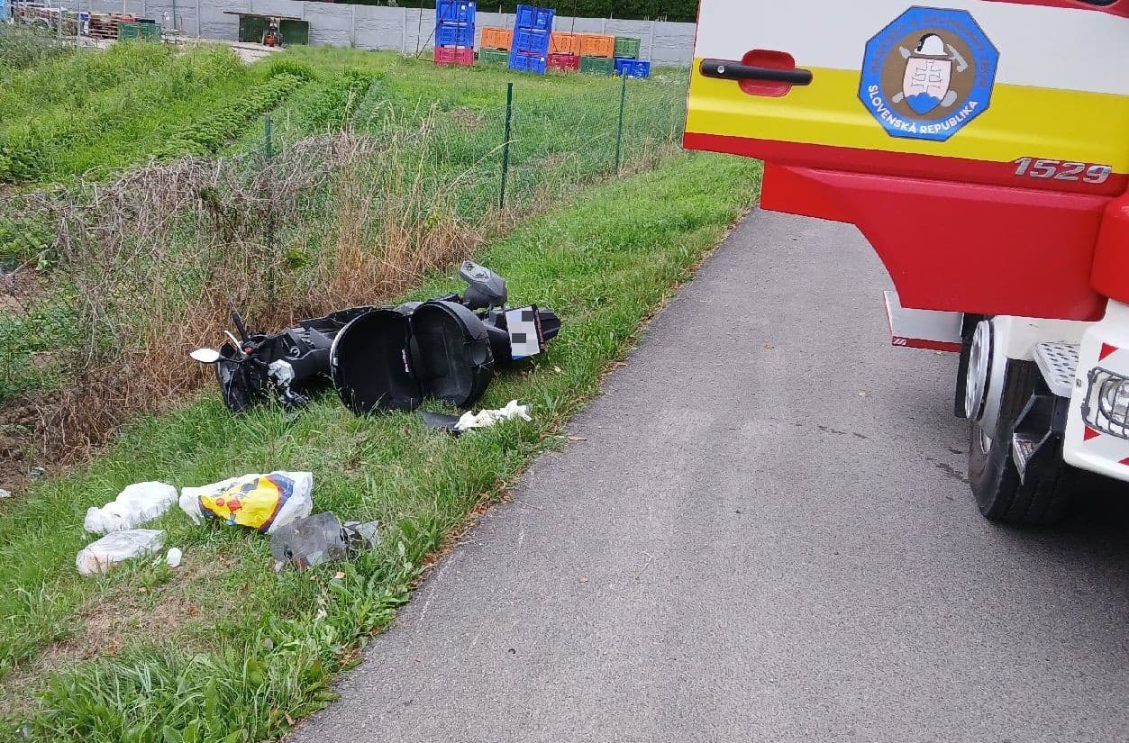 Zrážka motorového vozidla so