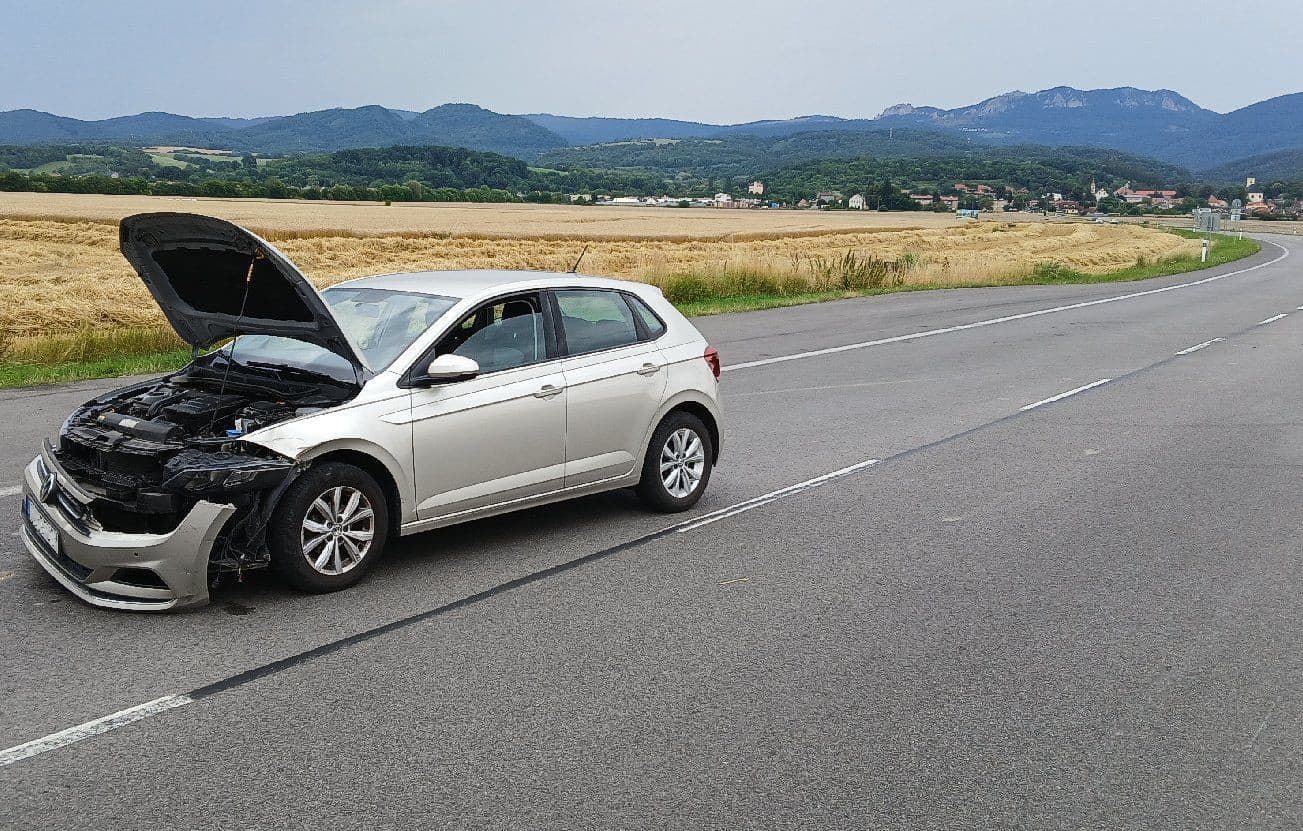 Zrážka motorového vozidla so