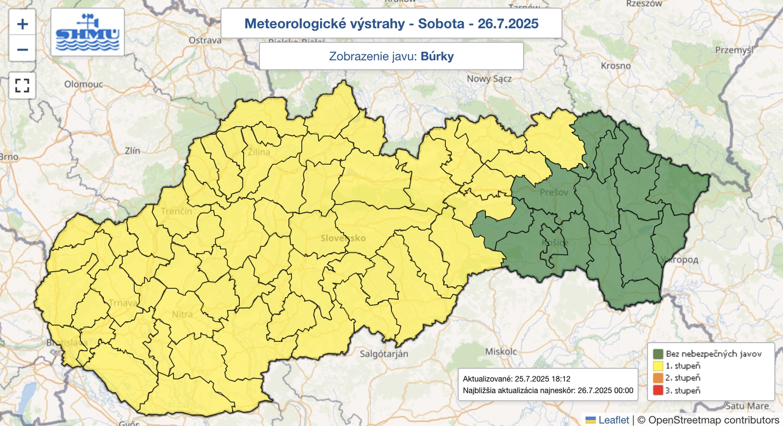 Meteorológovia varujú: Búrky zasiahnu