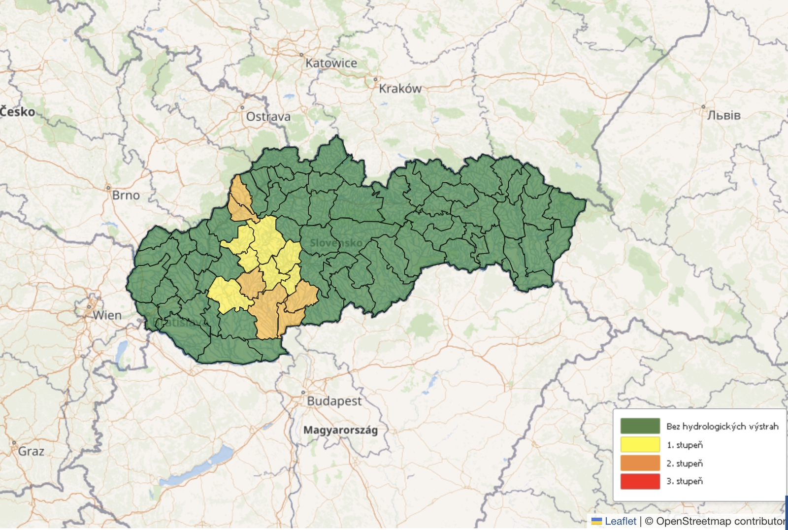 Výstraha pred povodňami