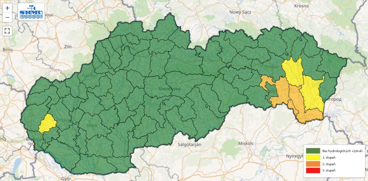 Na juhovýchode platí večer