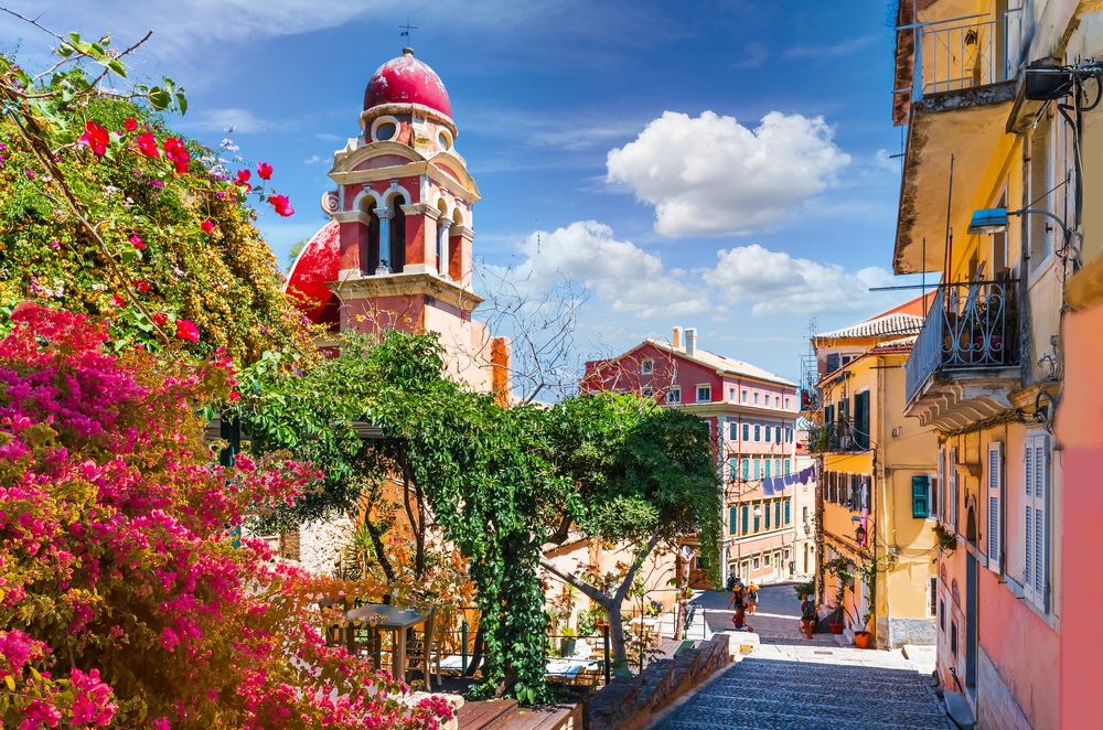 Kerkyra, hlavné mesto Korfu, je pod ochranou UNESCO.