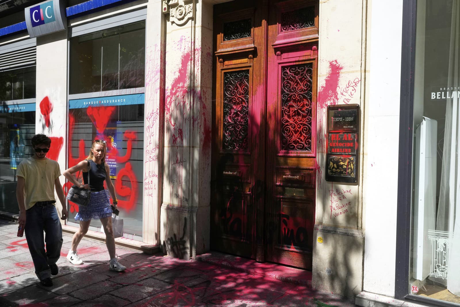 pobočka izraelskej spoločnosti El Al v Paríži