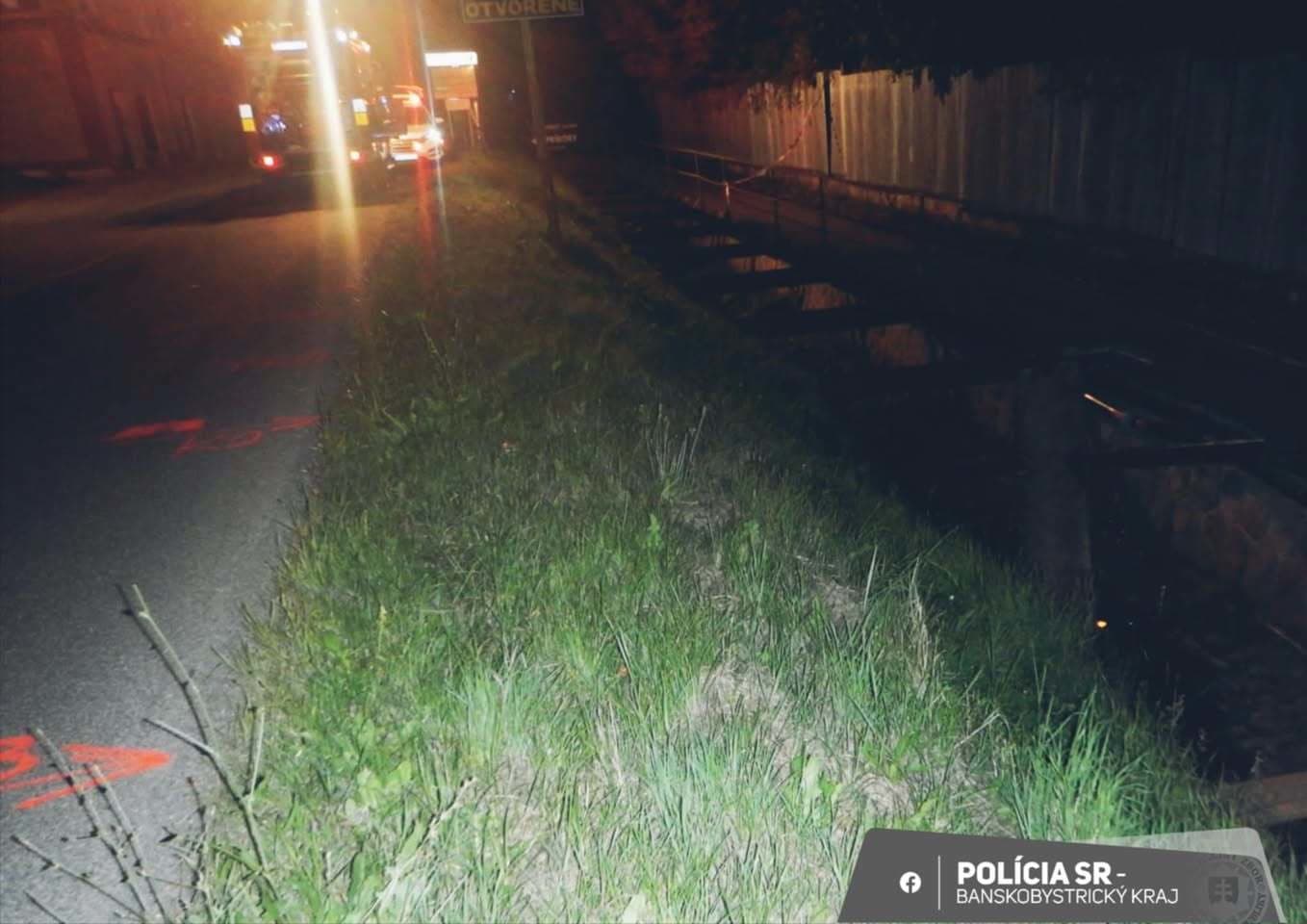 Nehoda motocykla v Hodruši-Hámroch si vyžiadala vážne zranenia 2 osôb