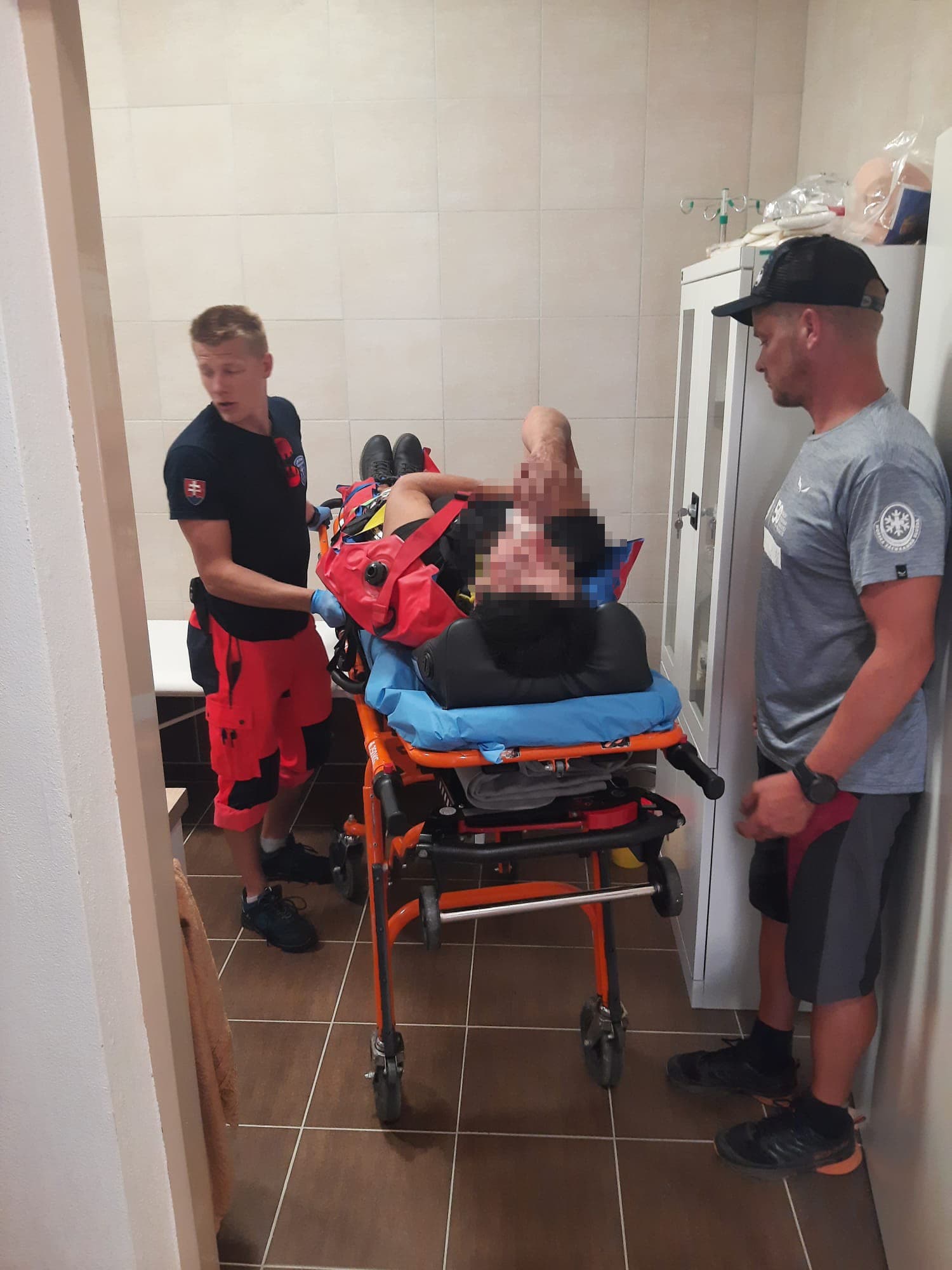 Pád z bicykla pod Žiarskou chatou