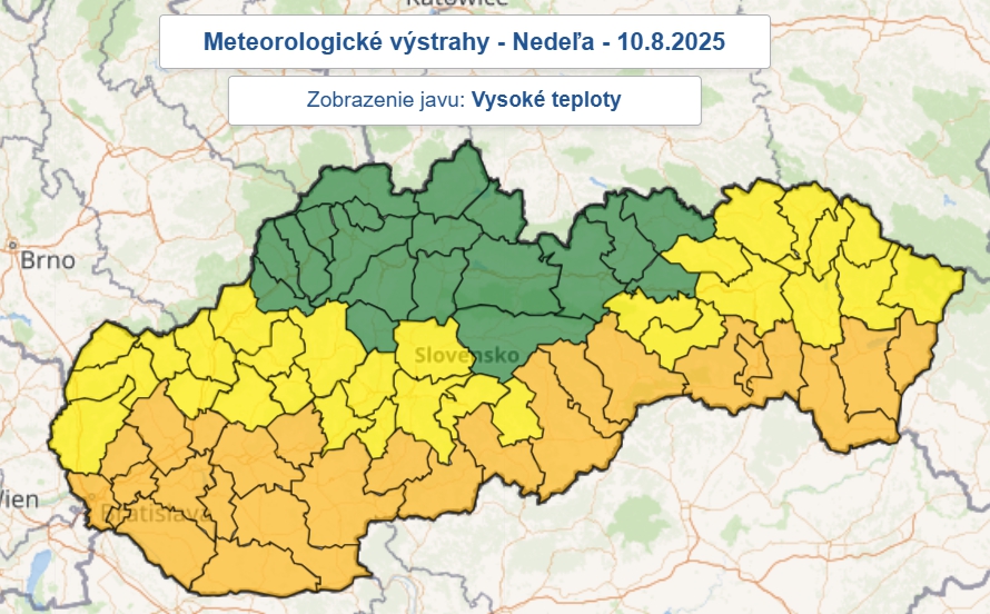 Nedeľa bude horúca s