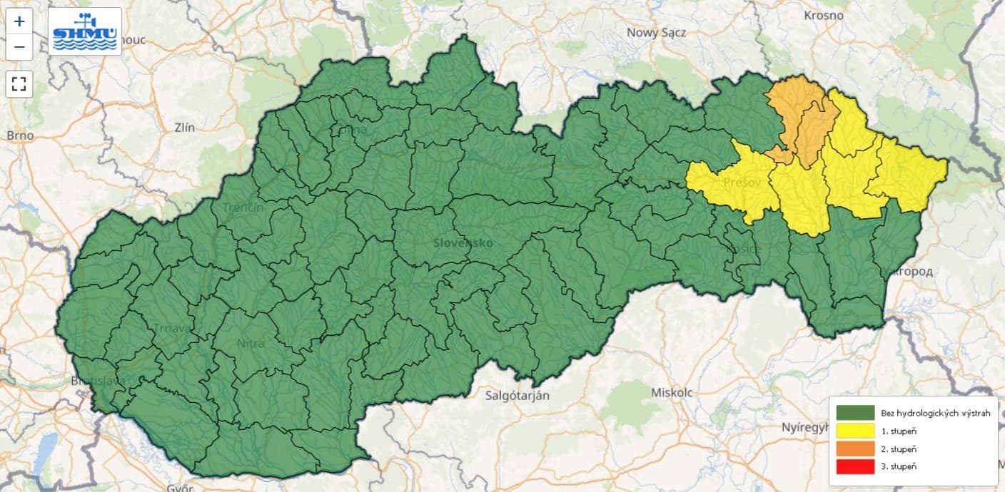 Na Slovensku udreli prvé