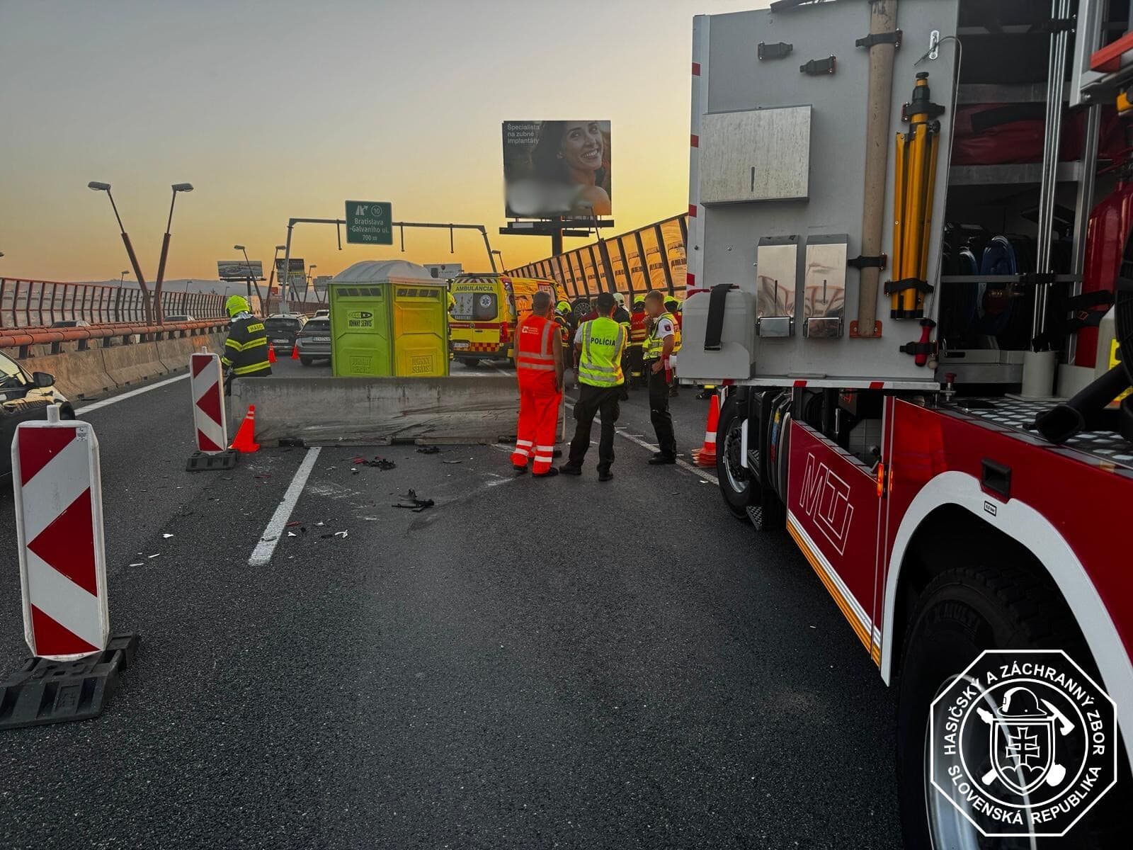 Ranná nehoda v Bratislave: