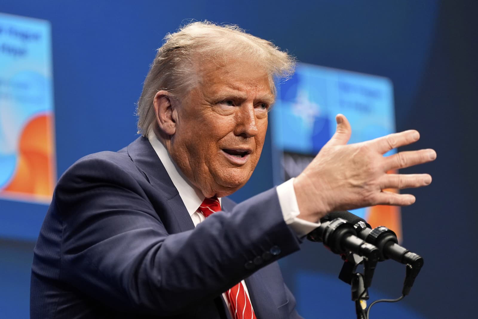 Americký prezident Donald Trump na summite NATO v Haagu