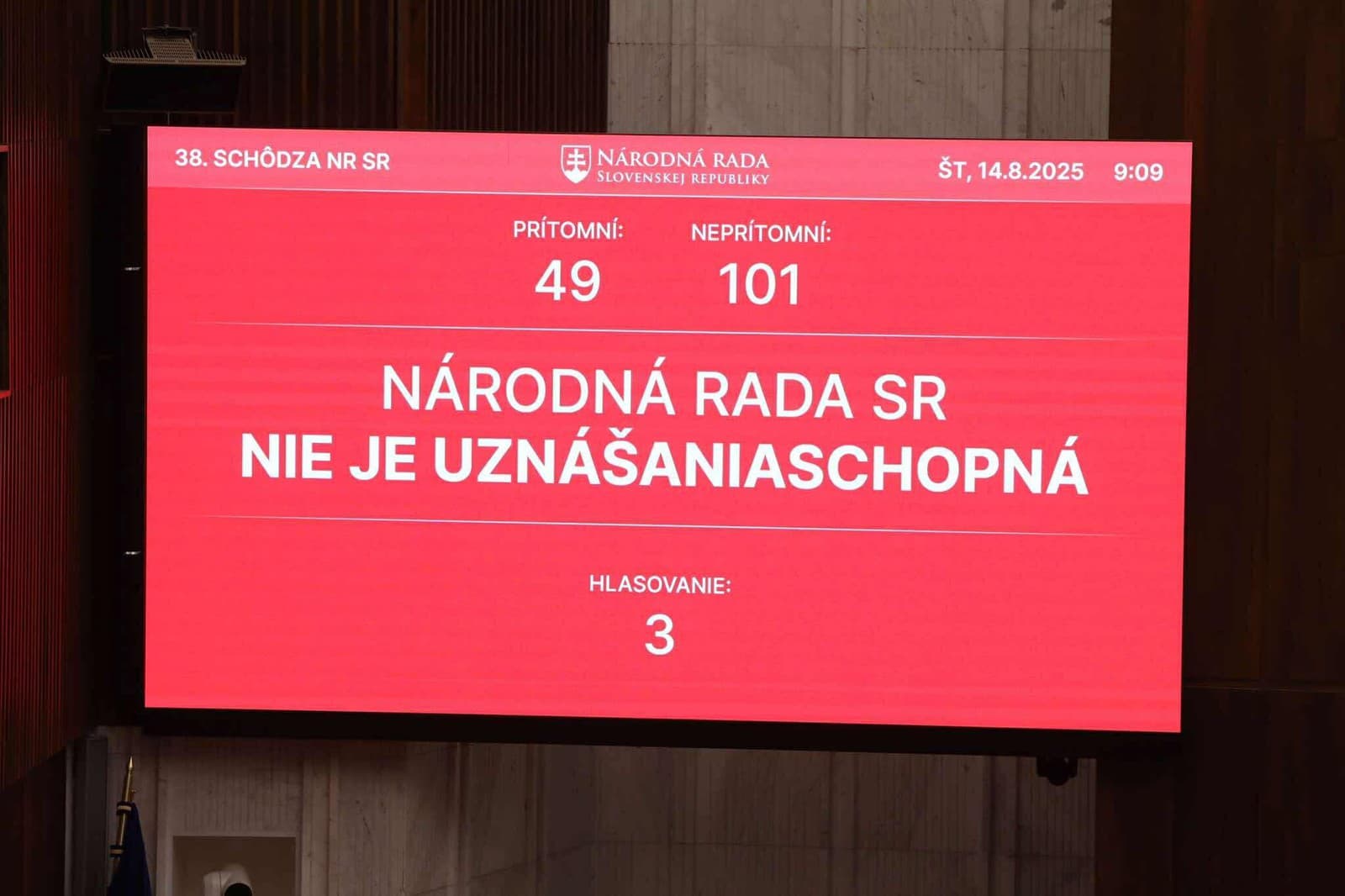 Schôdzu k odvolaniu Šaška