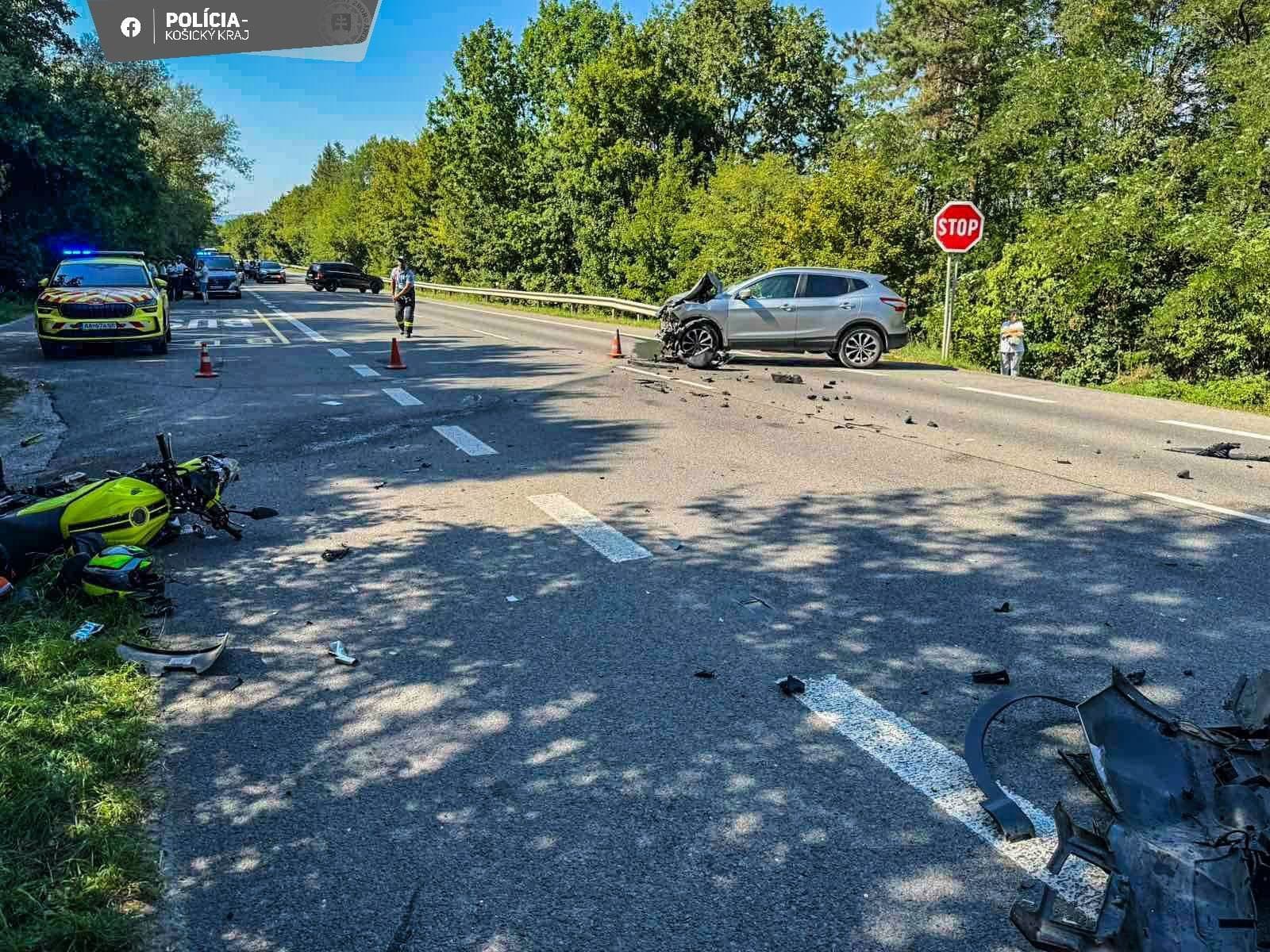 dopravná nehoda – košické oľšany