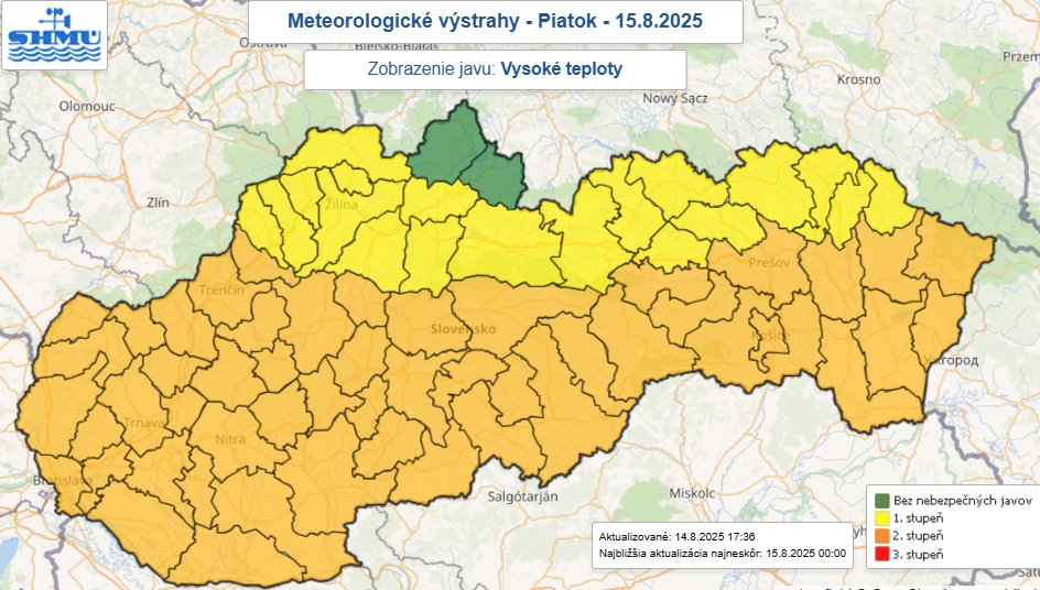 Meteorológovia vydali výstrahy: Na