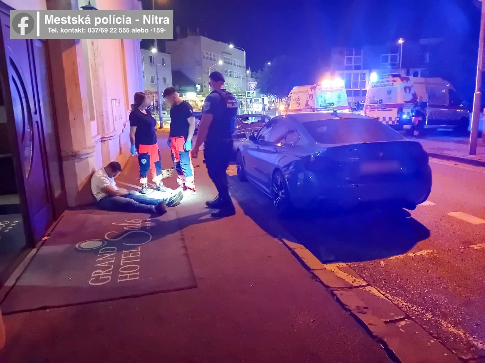 Mestskí policajti v Nitre zachraňovali opitých amerických turistov