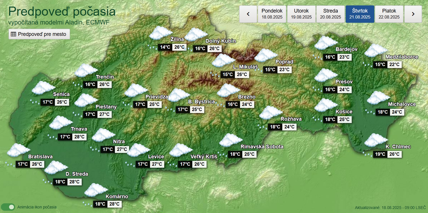 VEĽKÁ PREDPOVEĎ POČASIA: Rozlúčte