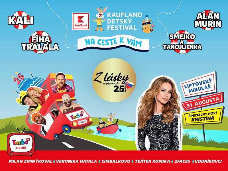 Rozlúčte sa s prázdninami na Kaufland Detskom festivale v poslednú augustovú nedeľu