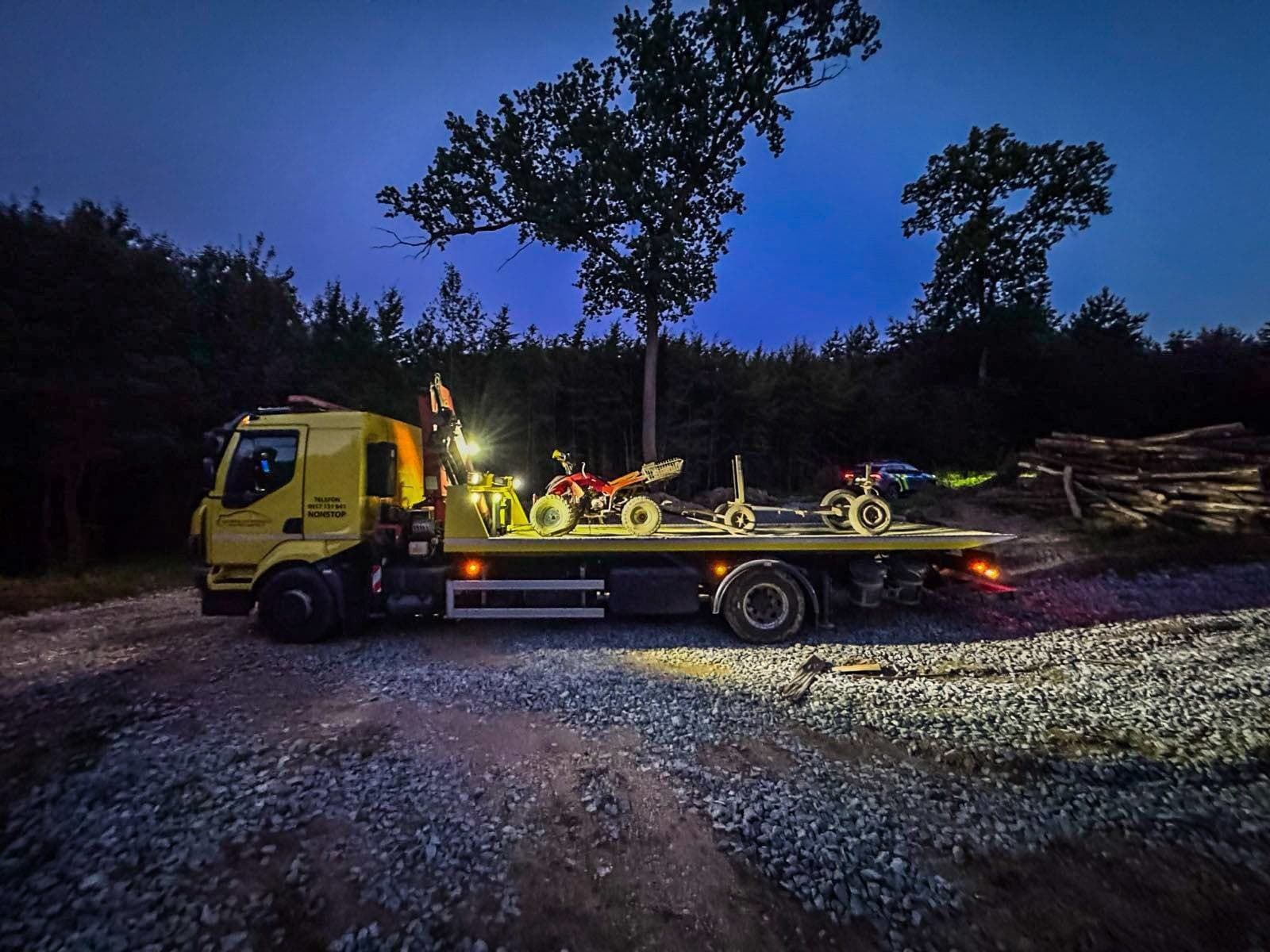 krádež dreva v lese pri Košiciach